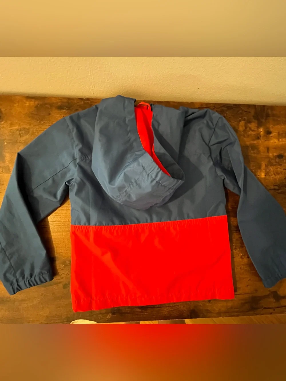 OshKosh B'gosh Navy & Red Colorblock Raincoat
